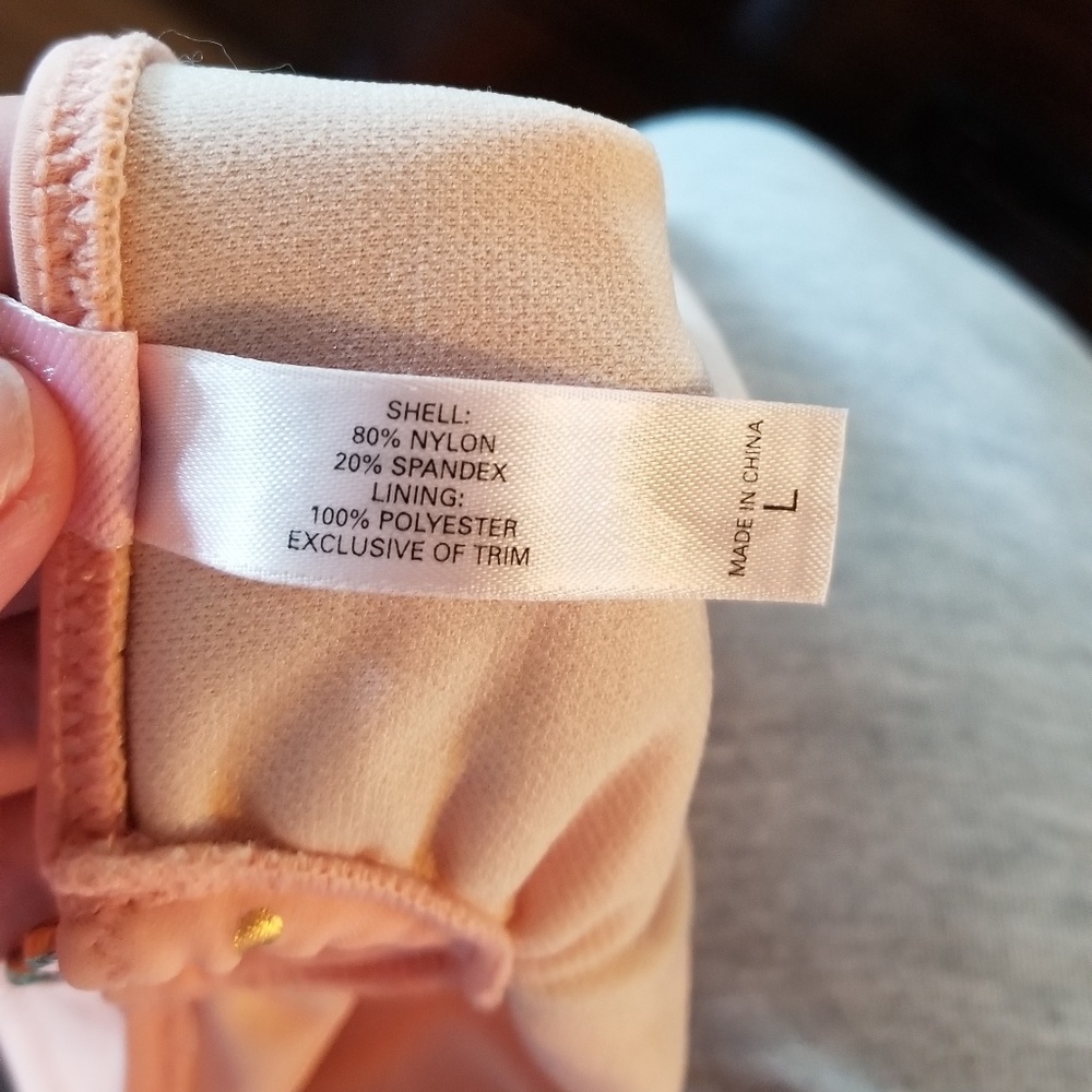 Victoria's Secret peach gold bikini bottom size L - Picture 4 of 4